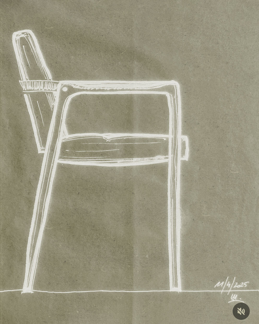 Eline Dining Chair Sketch