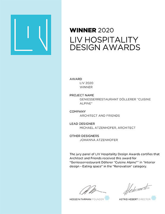 LIV Award Winner